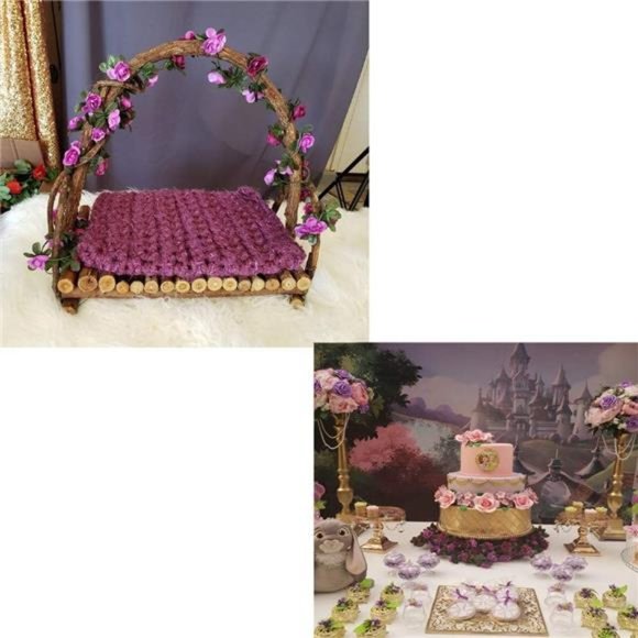 5 Pack 42 FT Fake Rose Vine Flowers Plants Artificial Flower Hanging Rose Ivy - Picture 3 of 6